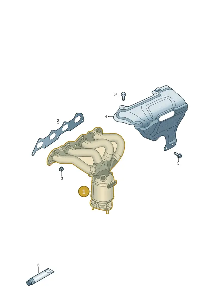 036253020SX — Volkswagen Polo (2012-2014) diagram 873253200, position 1