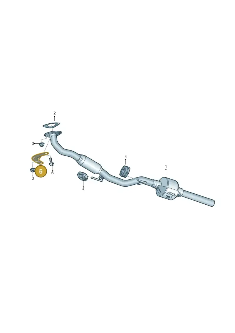 036253197M — Volkswagen Polo (2012-2014) diagram 672253520, position 5