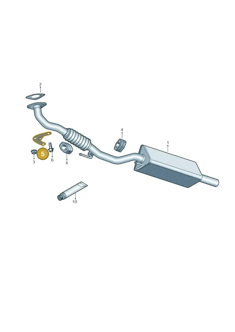 036253197M — Volkswagen Polo (2010-2015) diagram 766253500, position 5