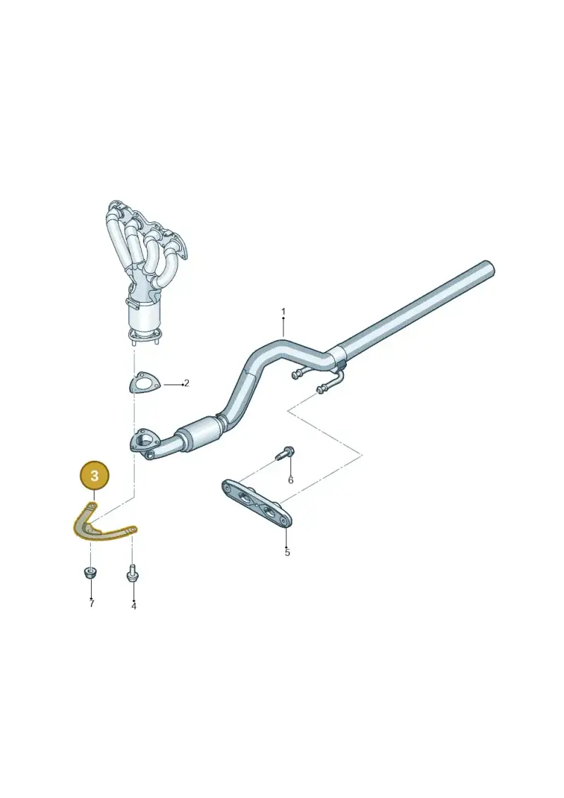 036253197M — Volkswagen Jetta 1.6 (2014-2018) diagram 775253530, position 3