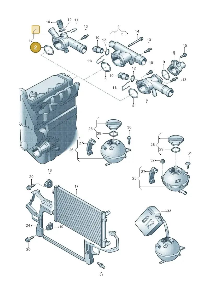 037121687 — Volkswagen New Beetle             06> (2005-) diagram 194121750, position 2