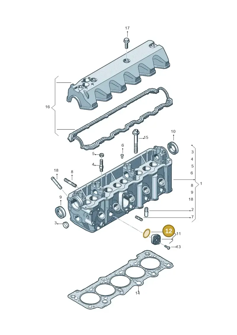 037121687 — Volkswagen Crafter 35 panel (2011-2016) diagram 483103610, position 12