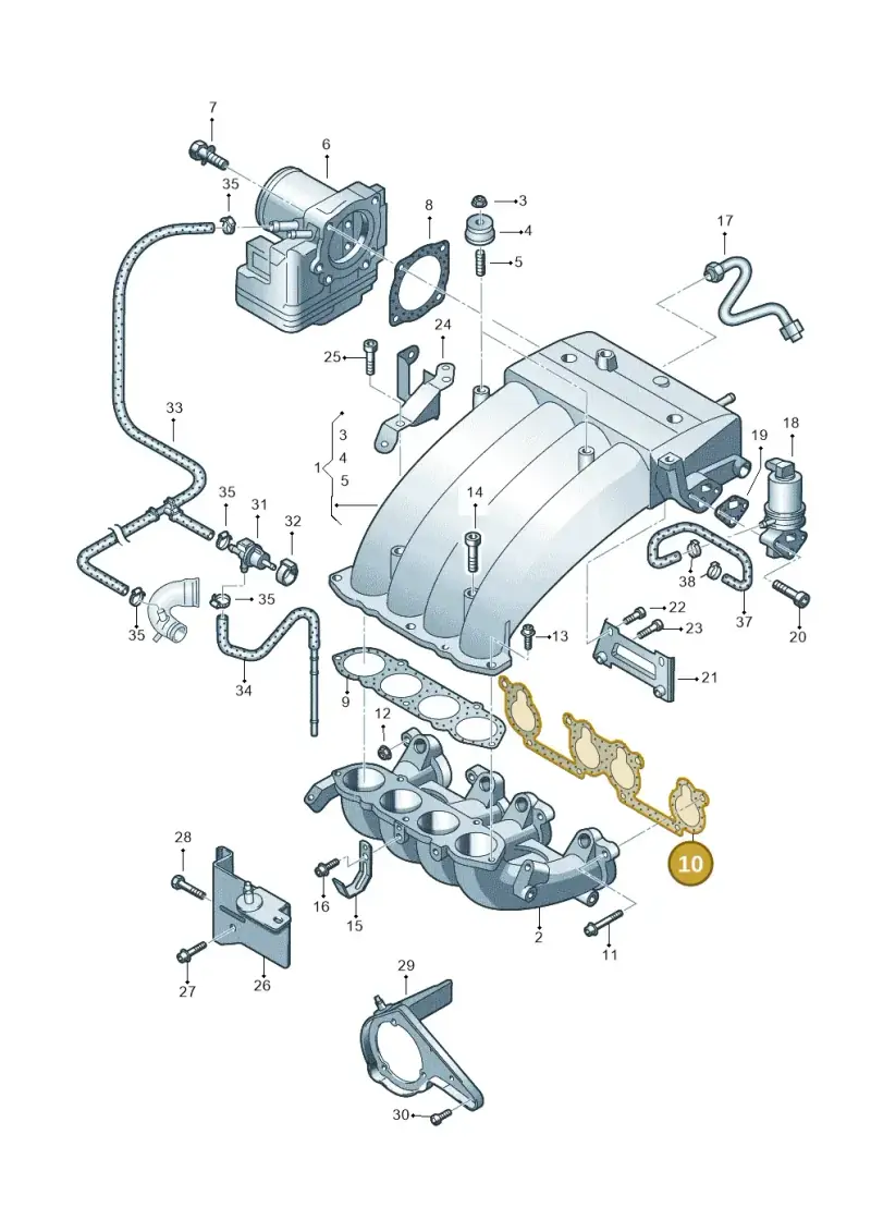 037129717C — Volkswagen Sharan (2008-2010) diagram 244133100, position 10