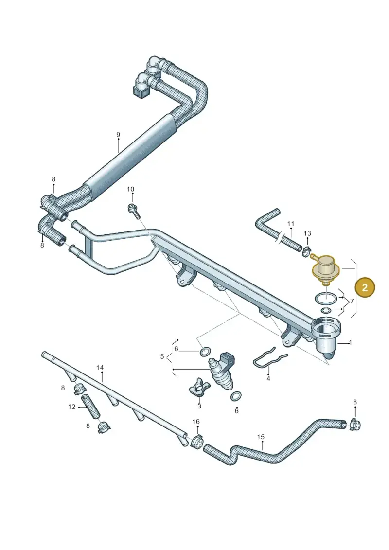 037133035C — Volkswagen Jetta (2014-2017) diagram 194133500, position 2