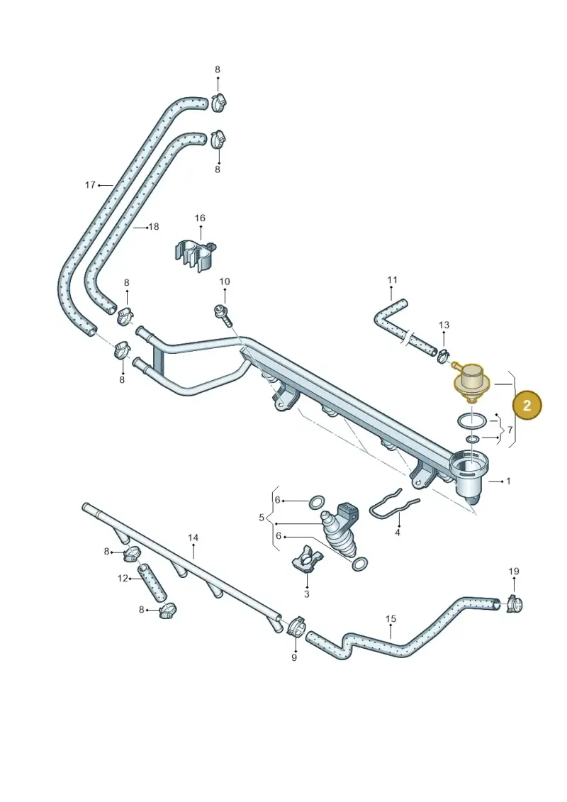 037133035C — Volkswagen Sharan (2008-2010) diagram 244133400, position 2