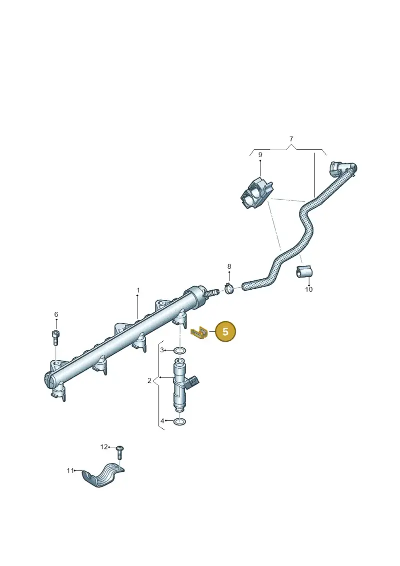 037133047 — Volkswagen Jetta (2014-2017) diagram 781133550, position 5