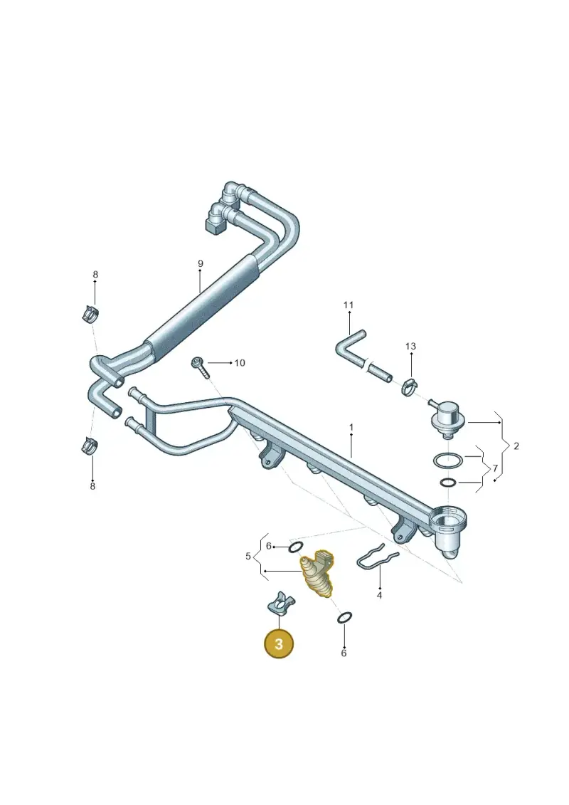 037133047 — Volkswagen Jetta 2.0 (2015-2015) diagram 880133500, position 3