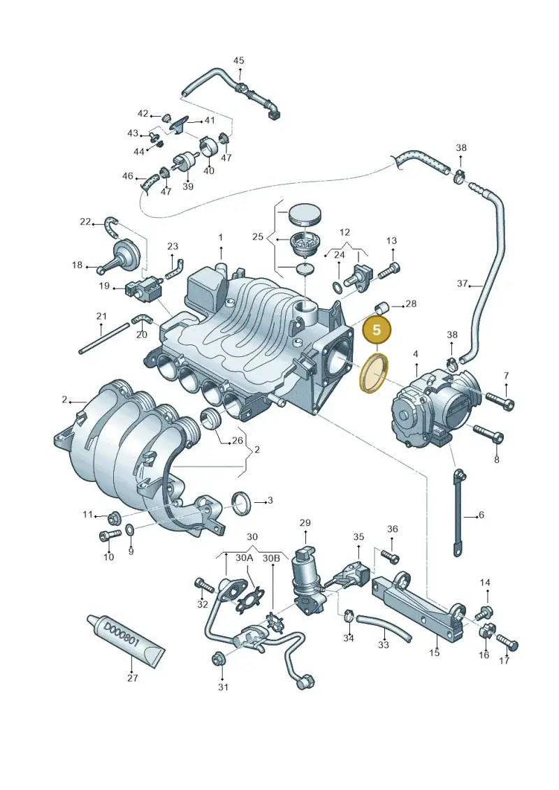 037133557C — Volkswagen New Beetle             06> (2005-) diagram 194133150, position 5