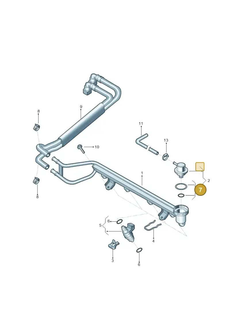 037198031 — Volkswagen Jetta 2.0 (2015-2015) diagram 880133500, position 7