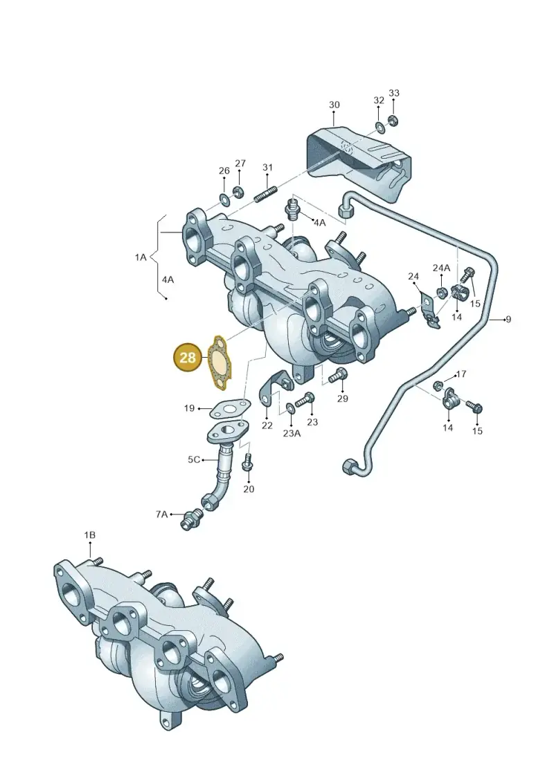 037253039D — Volkswagen Jetta Vagon            08> (2008-) diagram 409145550, position 28