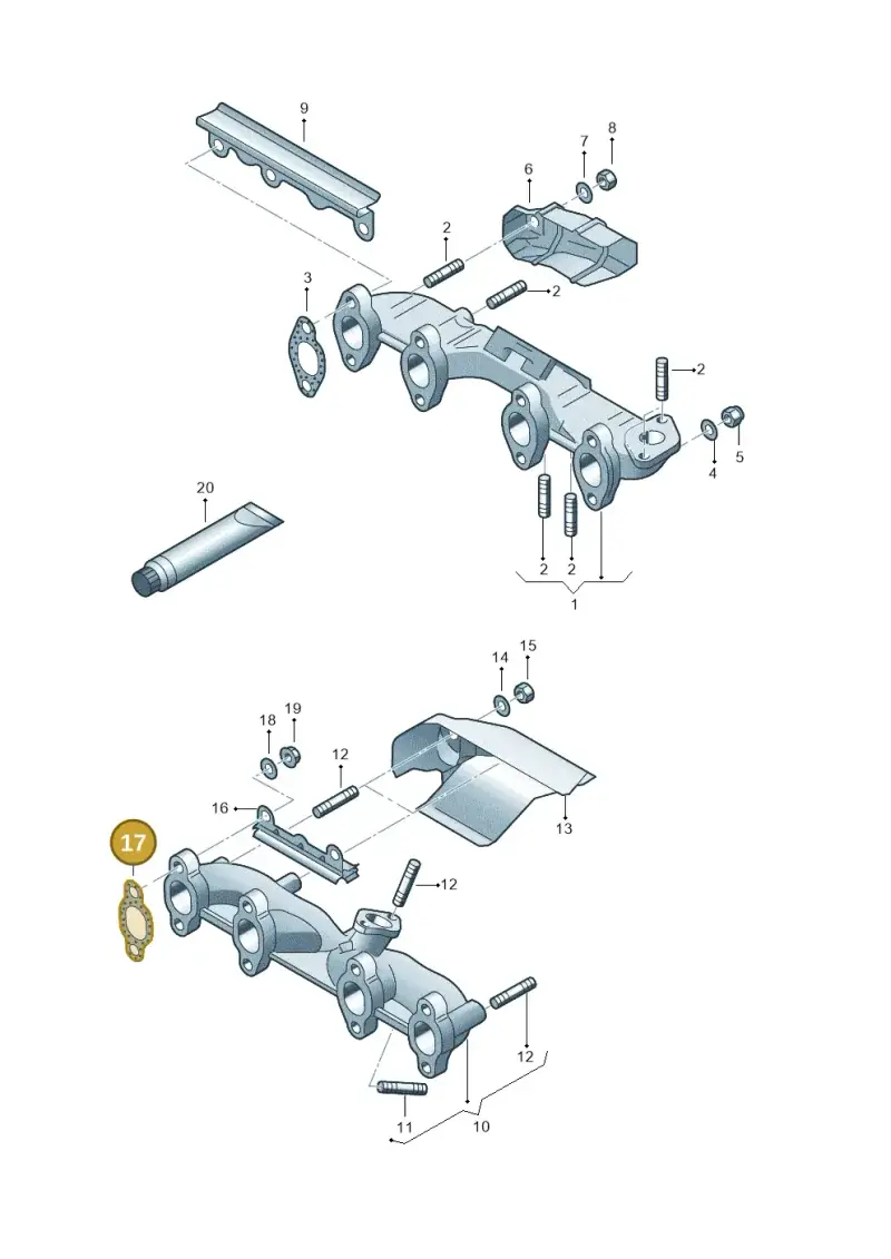 037253039F — Volkswagen SHARAN/4MOTION (2005-) diagram 156253300, position 17