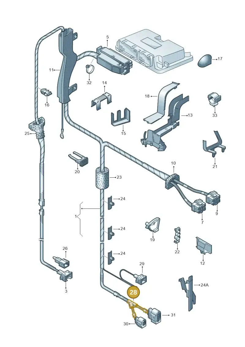 037972645 — Volkswagen New Beetle Cabrio. (2003-2005) diagram 203971200, position 28