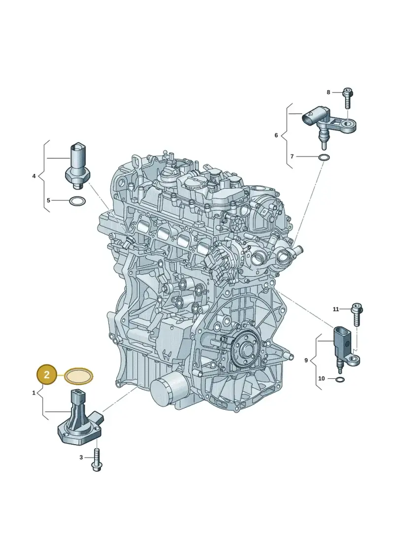038103196B — Volkswagen Passat estate (2023-) diagram 907660006, position 2