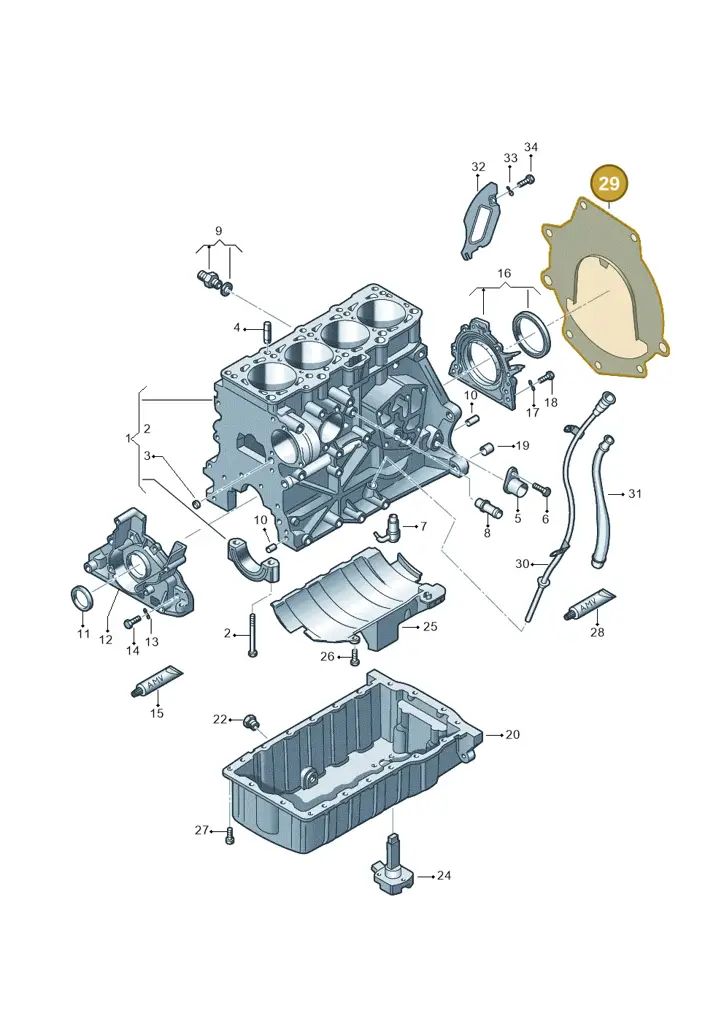 038103645J — Volkswagen Transp. caravelle (2008-2009) diagram 410103200, position 29