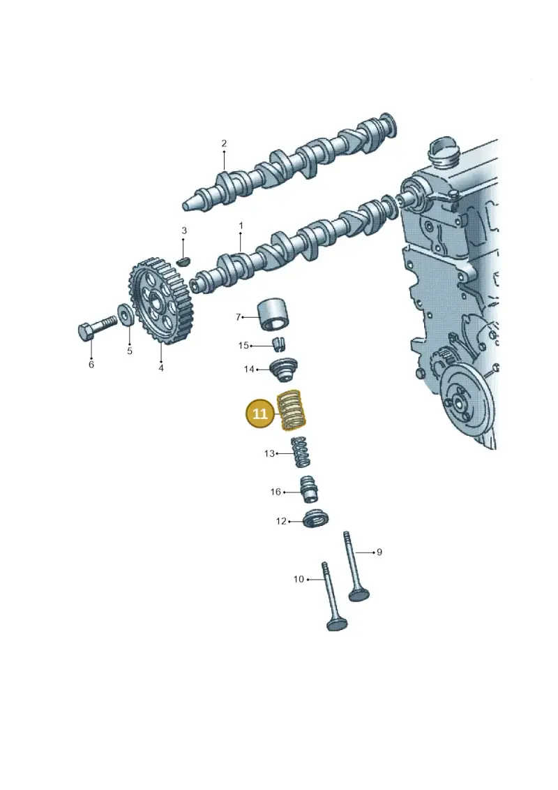 038109623D — Volkswagen POLO CLASSIC           06> (2005-) diagram 117109100, position 11