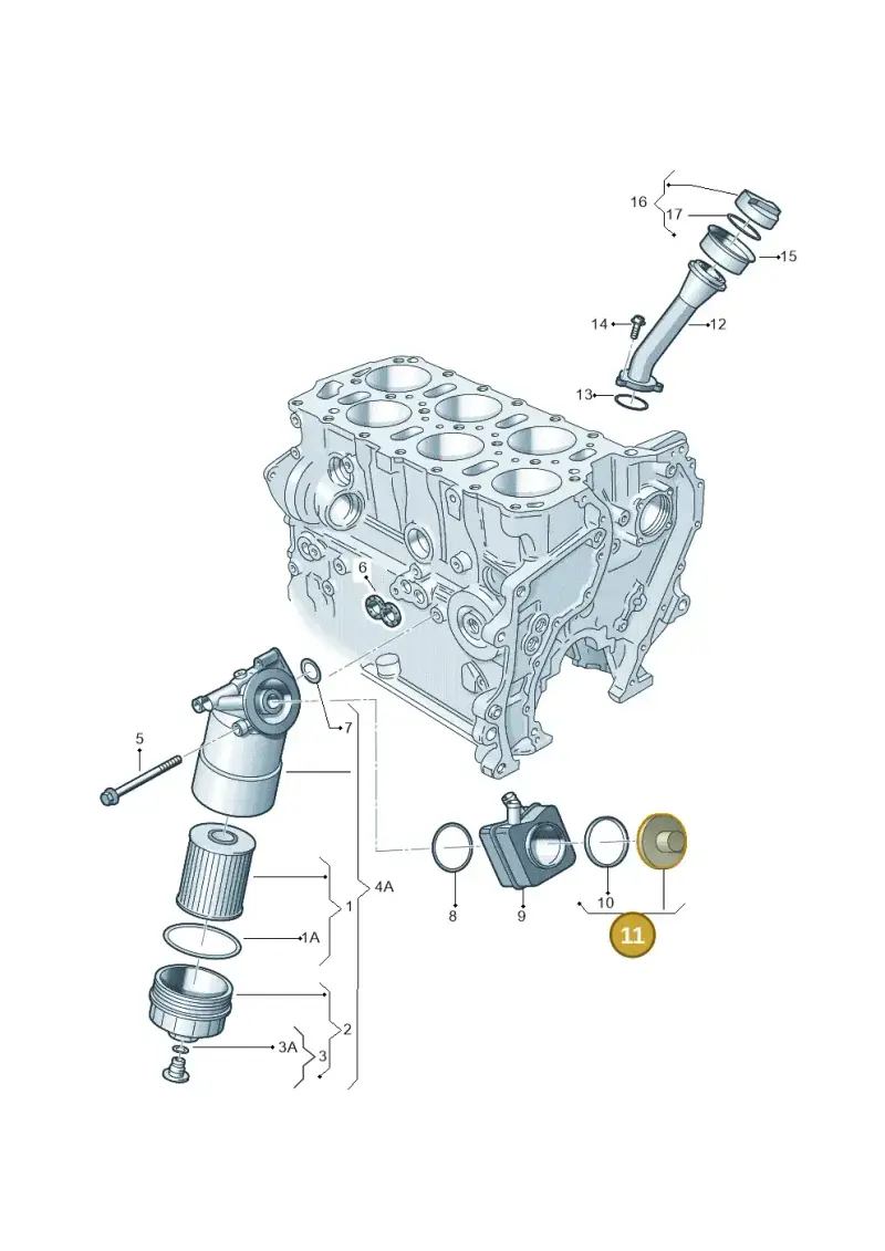 038117061C — Volkswagen Sharan (2008-2010) diagram 230115700, position 11
