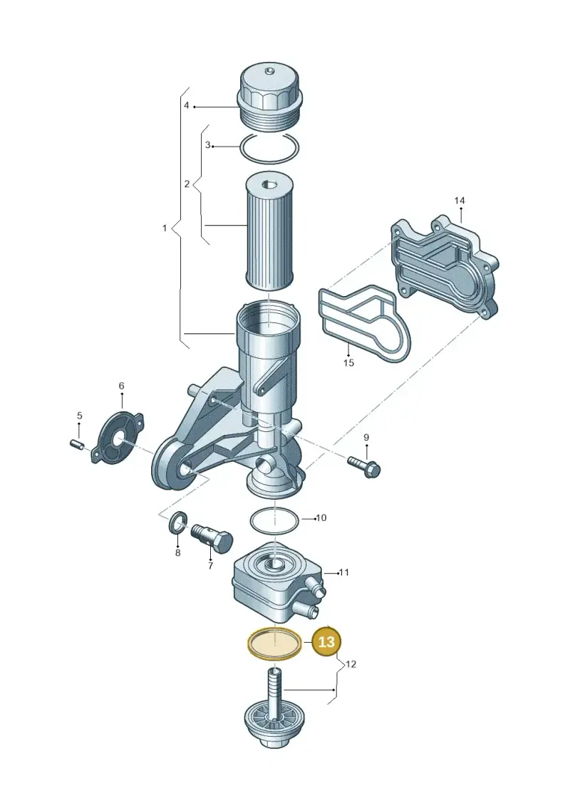 038117070 — Volkswagen Crafter 35 panel (2011-2016) diagram 483115800, position 13