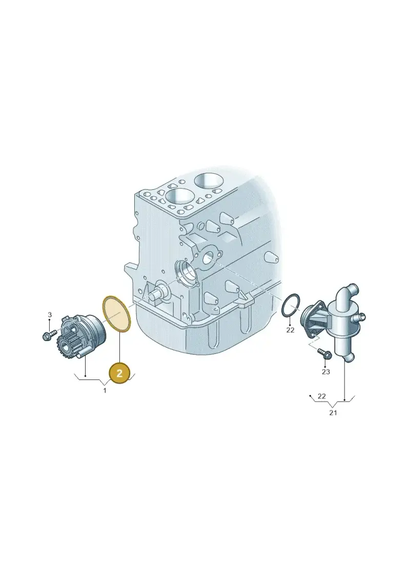 038121119 — Volkswagen Caddy kombi (2015-2020) diagram 690121050, position 2