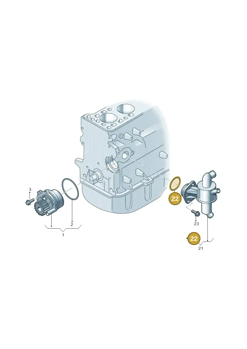 038121119B — Volkswagen Jetta (2014-2017) diagram 690121050, position 22