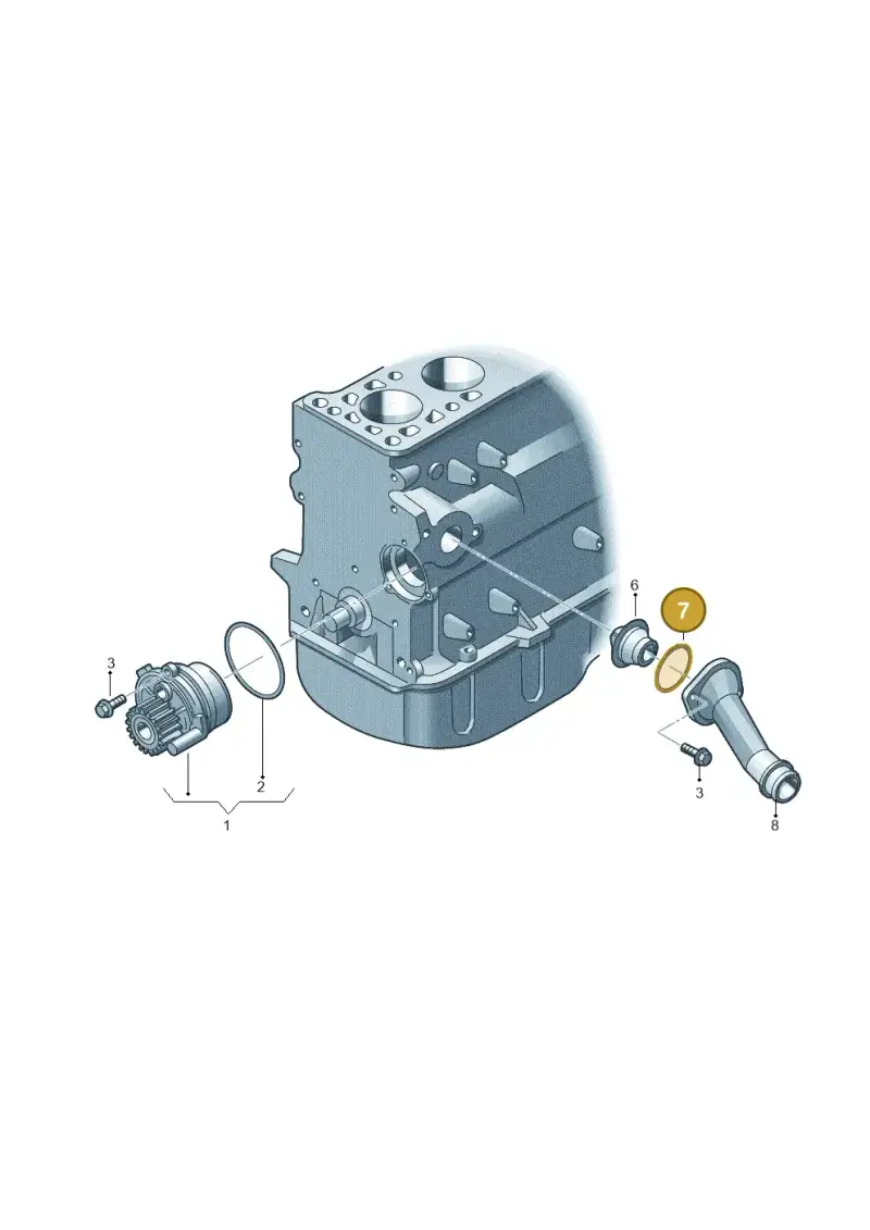 038121119B — Volkswagen Jetta 2.0 (2015-2015) diagram 194121100, position 7