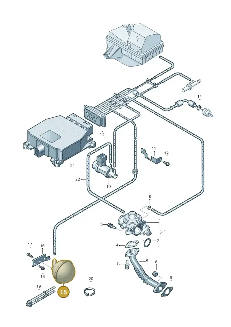 038129807 — Volkswagen Polo (2008-2009) diagram 253131200, position 15