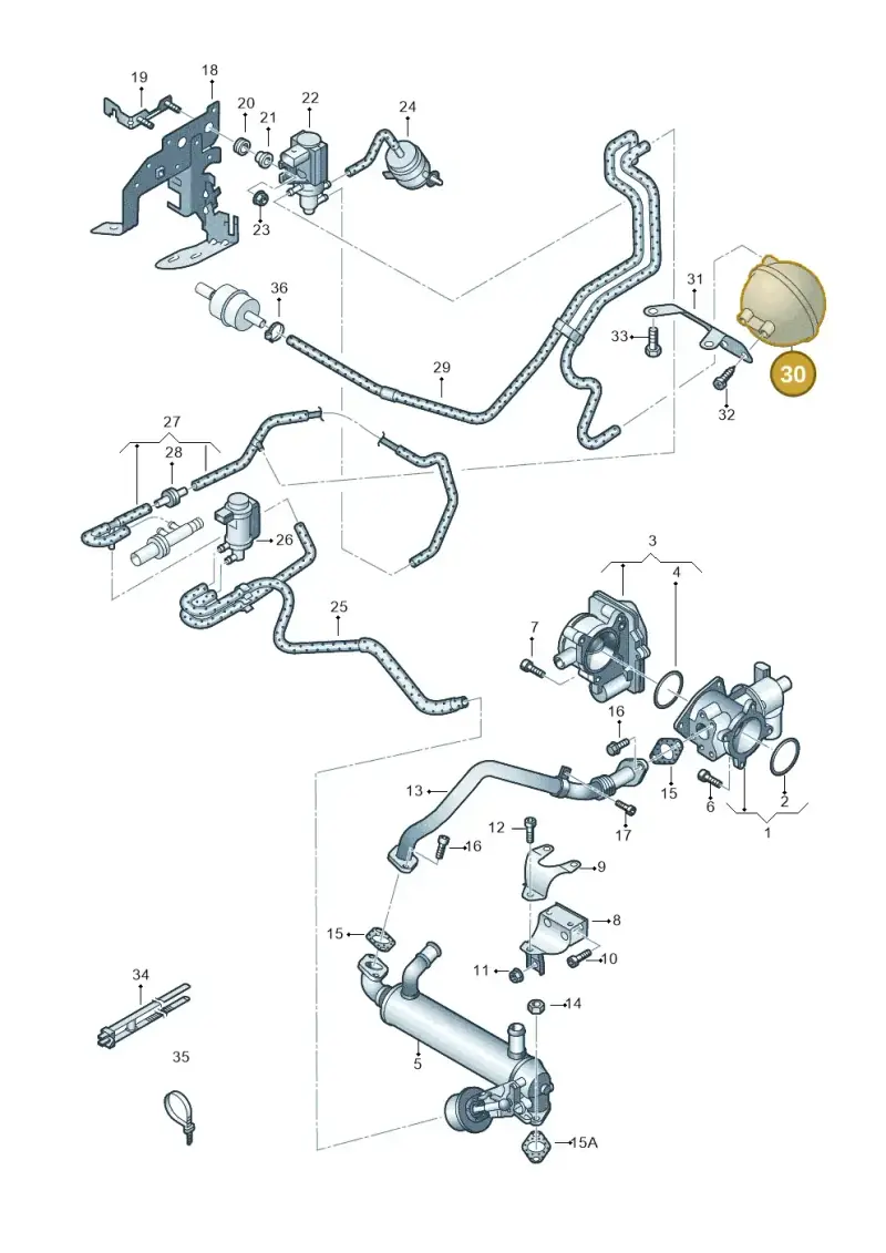038129807 — Volkswagen Touareg                08> (2007-) diagram 478131300, position 30