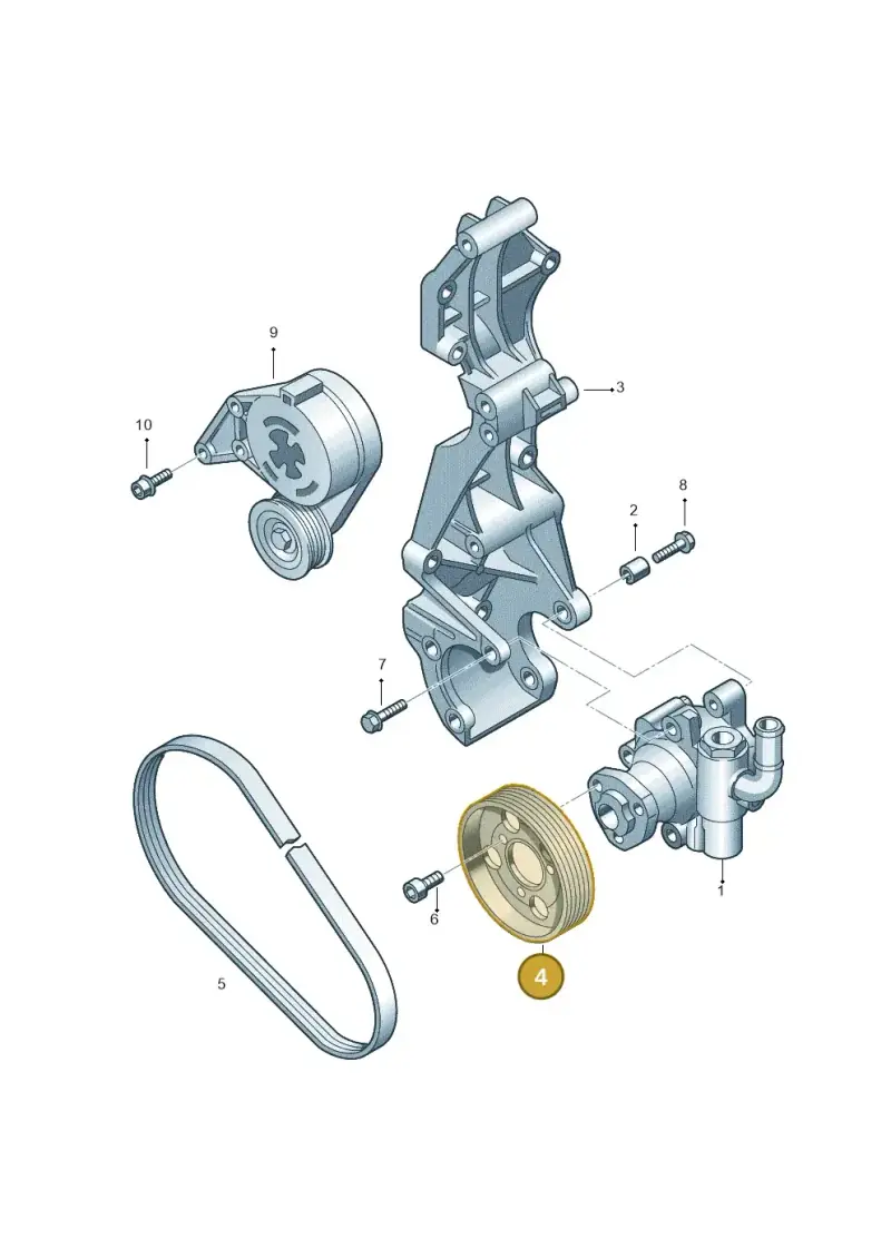 038145255A — Volkswagen TRANSPORTER GESCHL.    08 (2007-) diagram 410145400, position 4