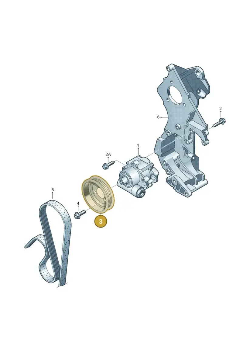 038145255A — Volkswagen Jetta 2.0 (2015-2015) diagram 194145200, position 3