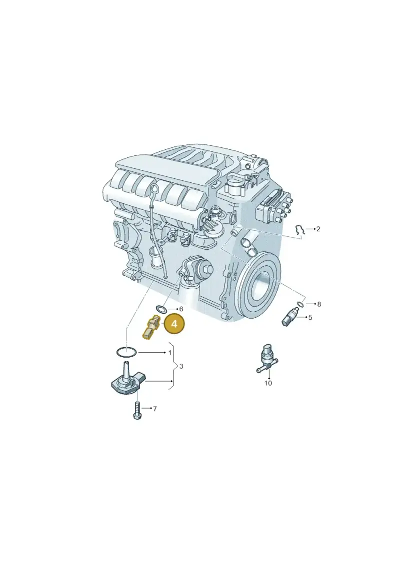 038919081M — Volkswagen Phaeton 4motion (2010-2016) diagram 274919600, position 4
