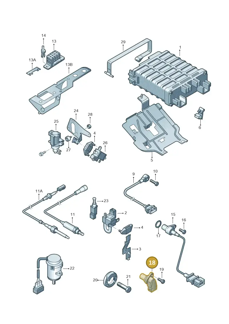 038957147F — Volkswagen Sharan (2008-2010) diagram 162906100, position 18