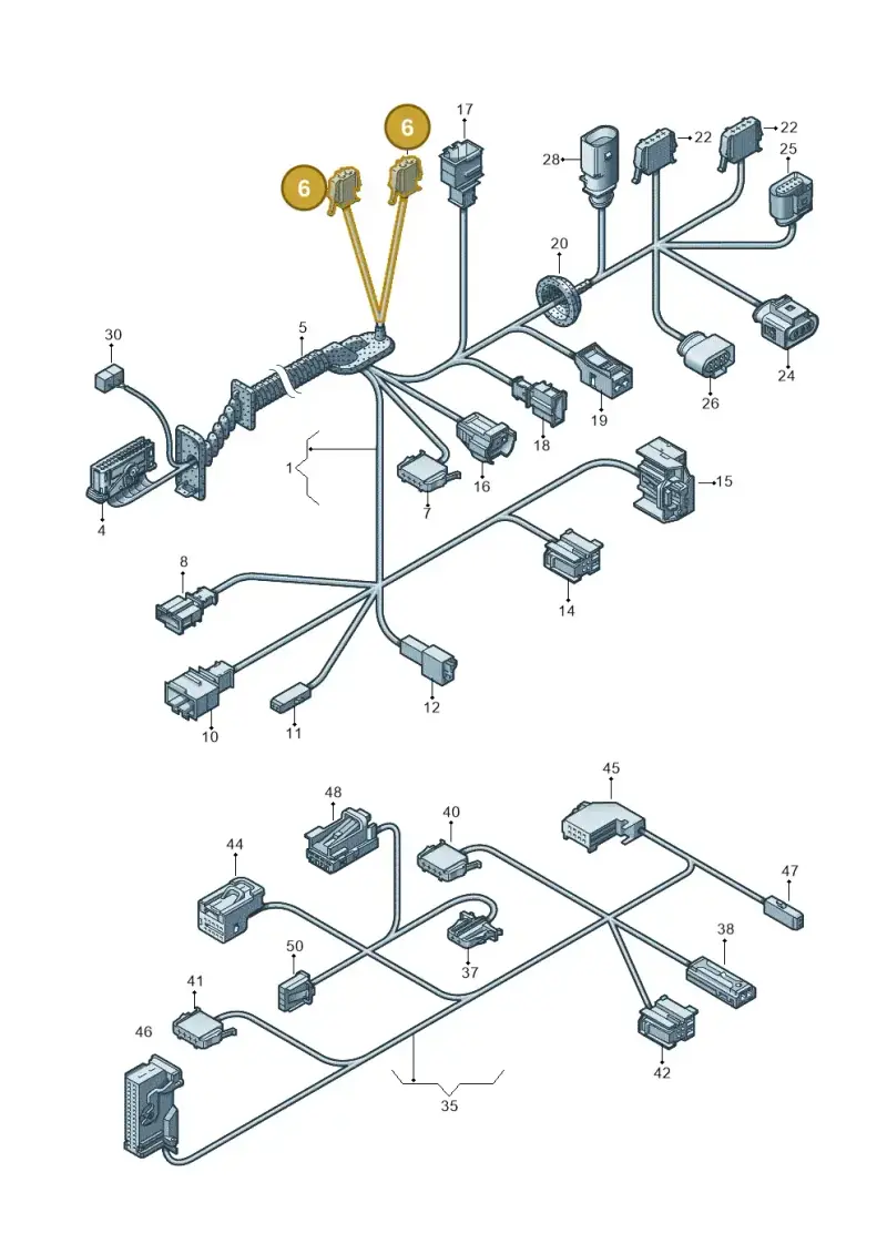 038972702 — Volkswagen Touareg BlueMotion (2014-2018) diagram 693972330, position 6