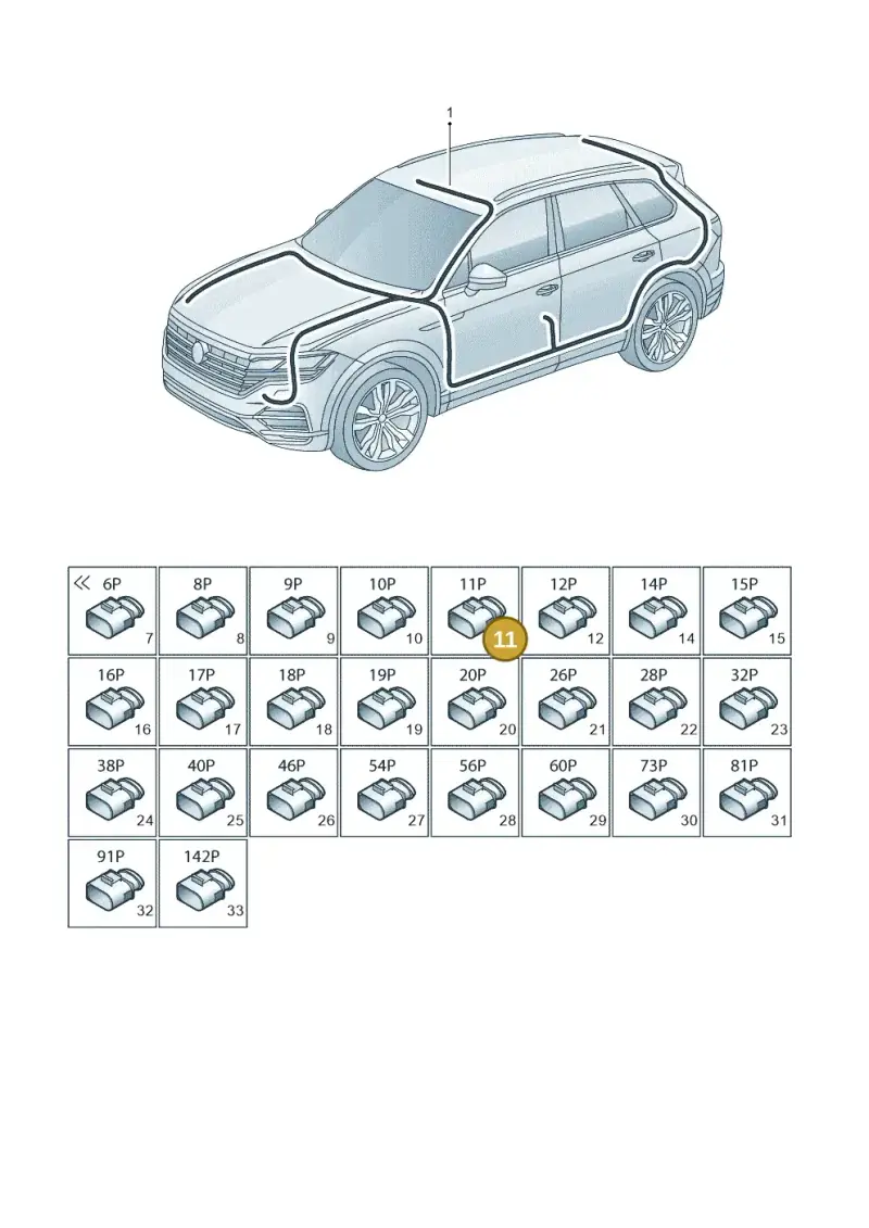 038973721 — Volkswagen Touareg (2017-2023) diagram 439971810, position 11
