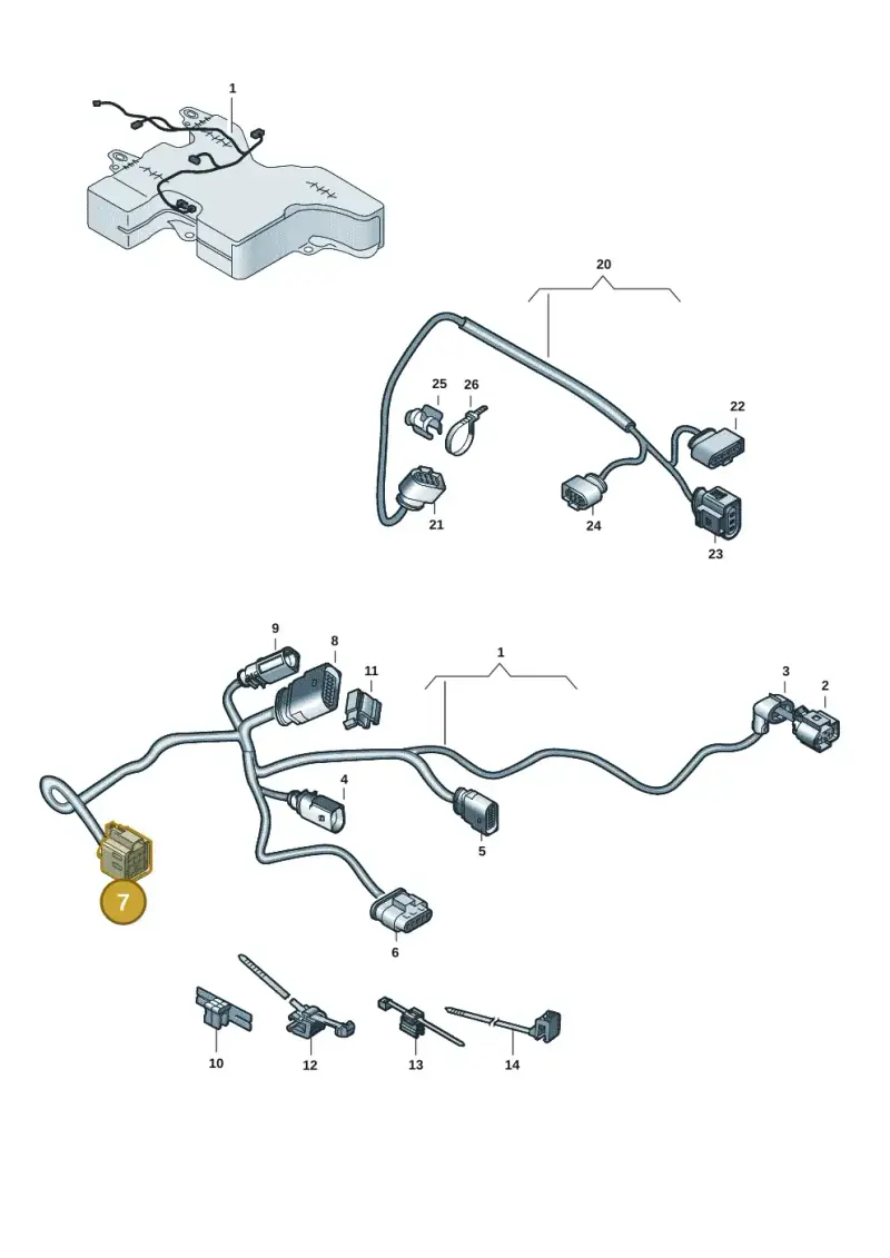038973721B — Volkswagen MAN TGE 35 (2016-2021) diagram 806971086, position 7