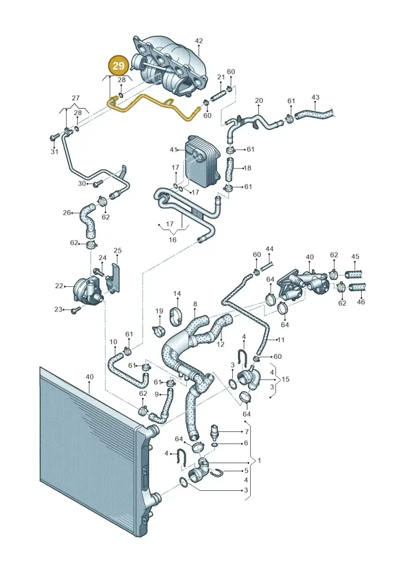 03C121469D — Volkswagen Beetle (2016-2019) diagram 625121150, position 29