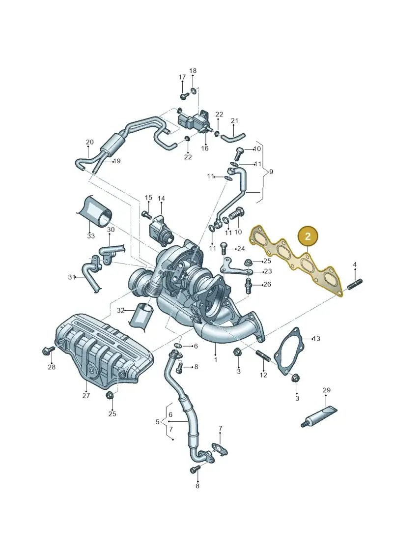 03C253039F — Volkswagen Beetle (2016-2019) diagram 789145510, position 2