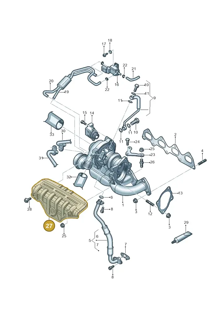 03C253041AM — Volkswagen Beetle (2016-2019) diagram 789145510, position 27