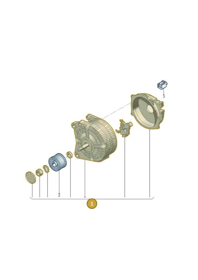 03C903023S — Skoda Superb Ambition (2009-2015) diagram 876903000, position 1