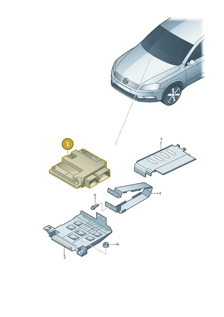03C906016DH360 — Volkswagen Passat saloon (2010-2015) diagram 702906200, position 1