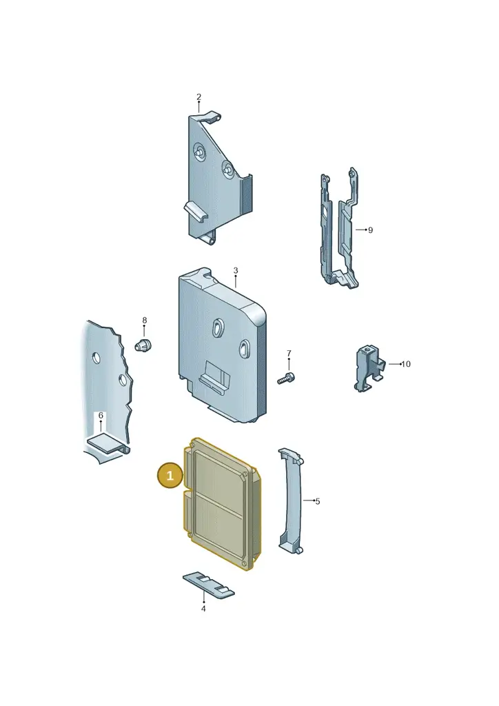 03C906016GD — Skoda Rapid (2012-2022) diagram 461906200, position 1