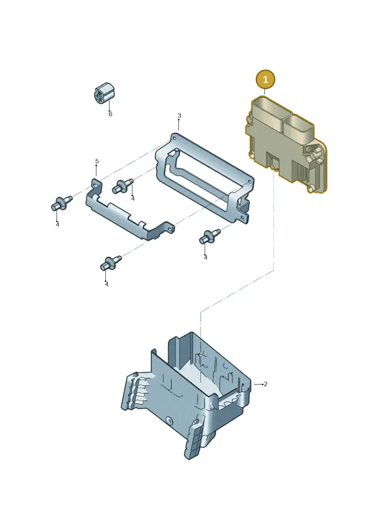 03C906016HJ — Volkswagen Jetta (2014-2017) diagram 789906020, position 1