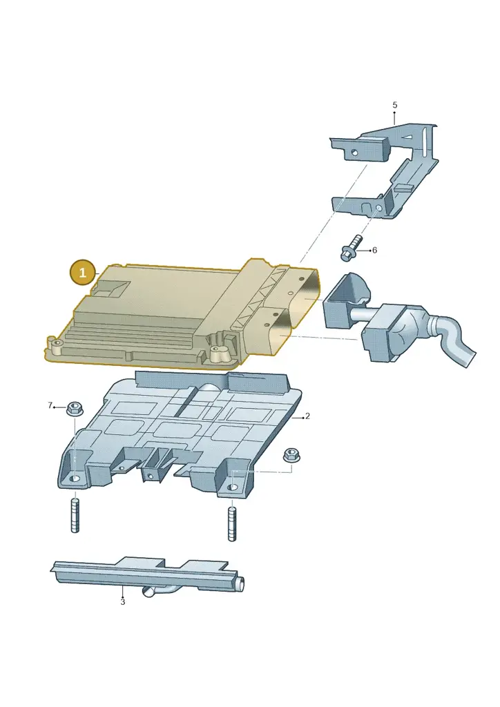 03C906024CJ — Volkswagen Golf (2011-2013) diagram 729906200, position 1