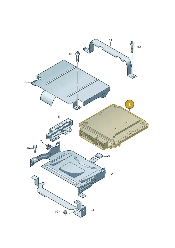 03C906027 — Volkswagen TIGUAN 08> (2007-) diagram 460906200, position 1