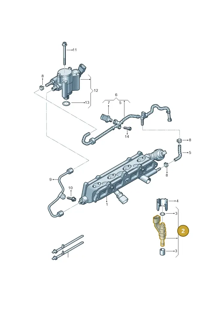 03C906036A — Volkswagen Passat estate (2008-2011) diagram 420133530, position 2