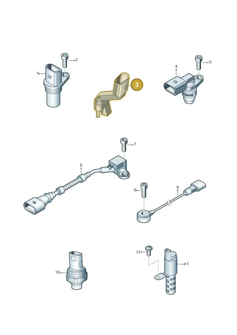 03C906433E — Volkswagen Amarok twin cab (2016-2022) diagram 749906300, position 3