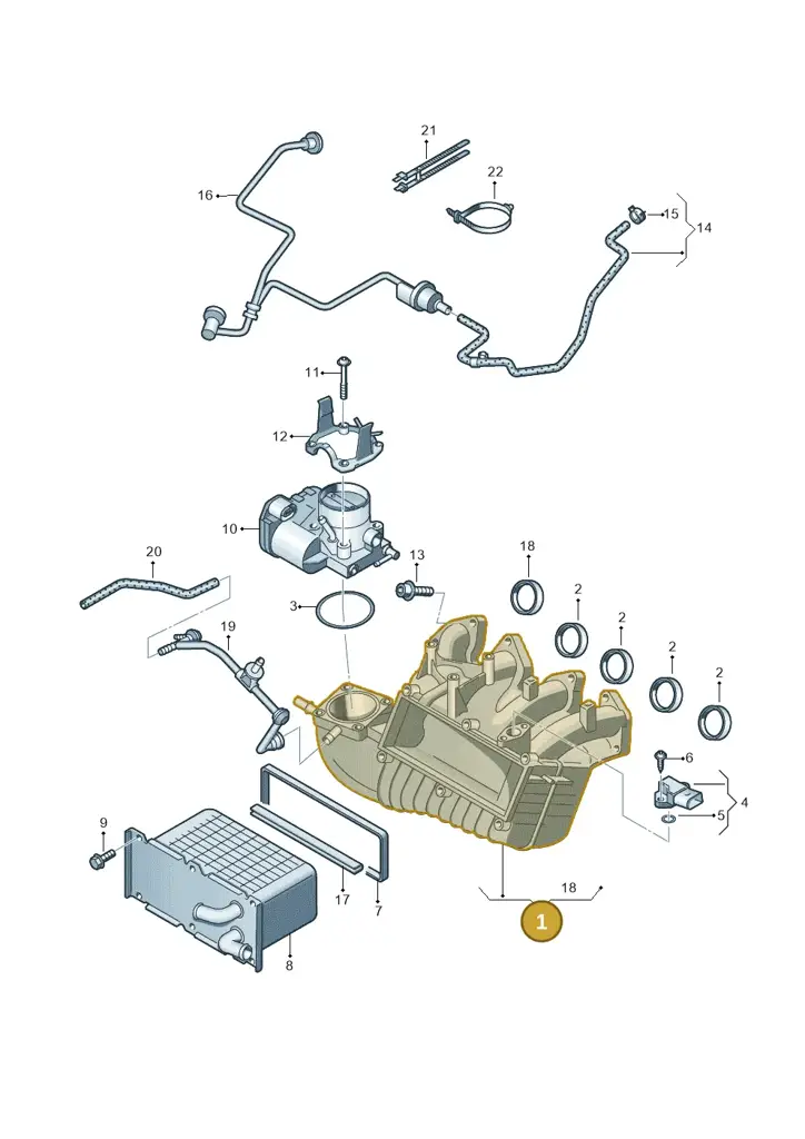 03F129709J — Volkswagen Beetle (2016-2019) diagram 649133200, position 1