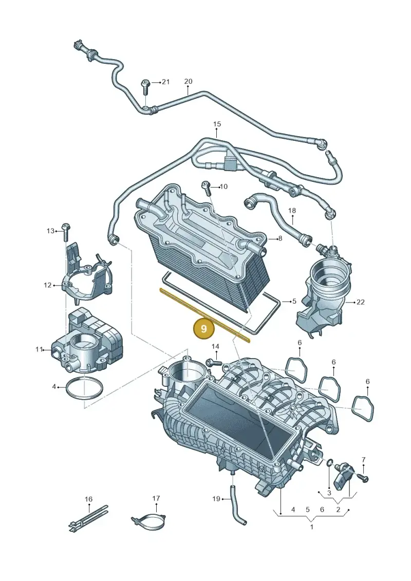 03F129717C — Volkswagen Caddy kombi (2015-2020) diagram 866133008, position 9
