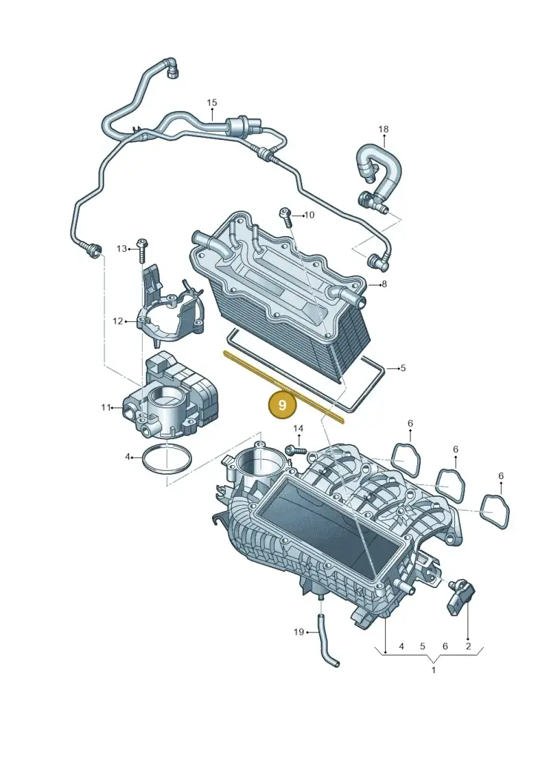 03F129717C — Volkswagen Taigo (2021-2024) diagram 62i133000, position 9