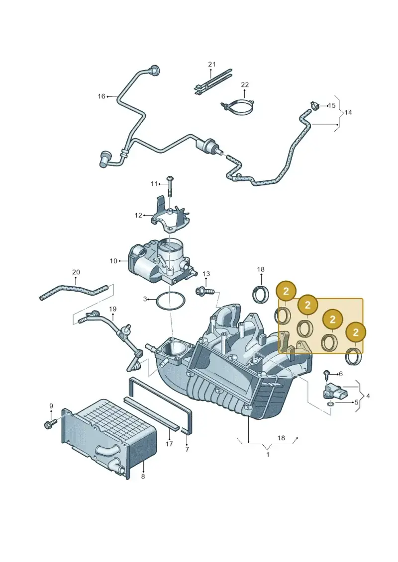 03F129717 — Volkswagen Beetle (2016-2019) diagram 649133200, position 2
