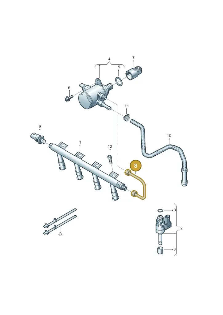 03F130241E — Volkswagen Beetle (2016-2019) diagram 649133500, position 8