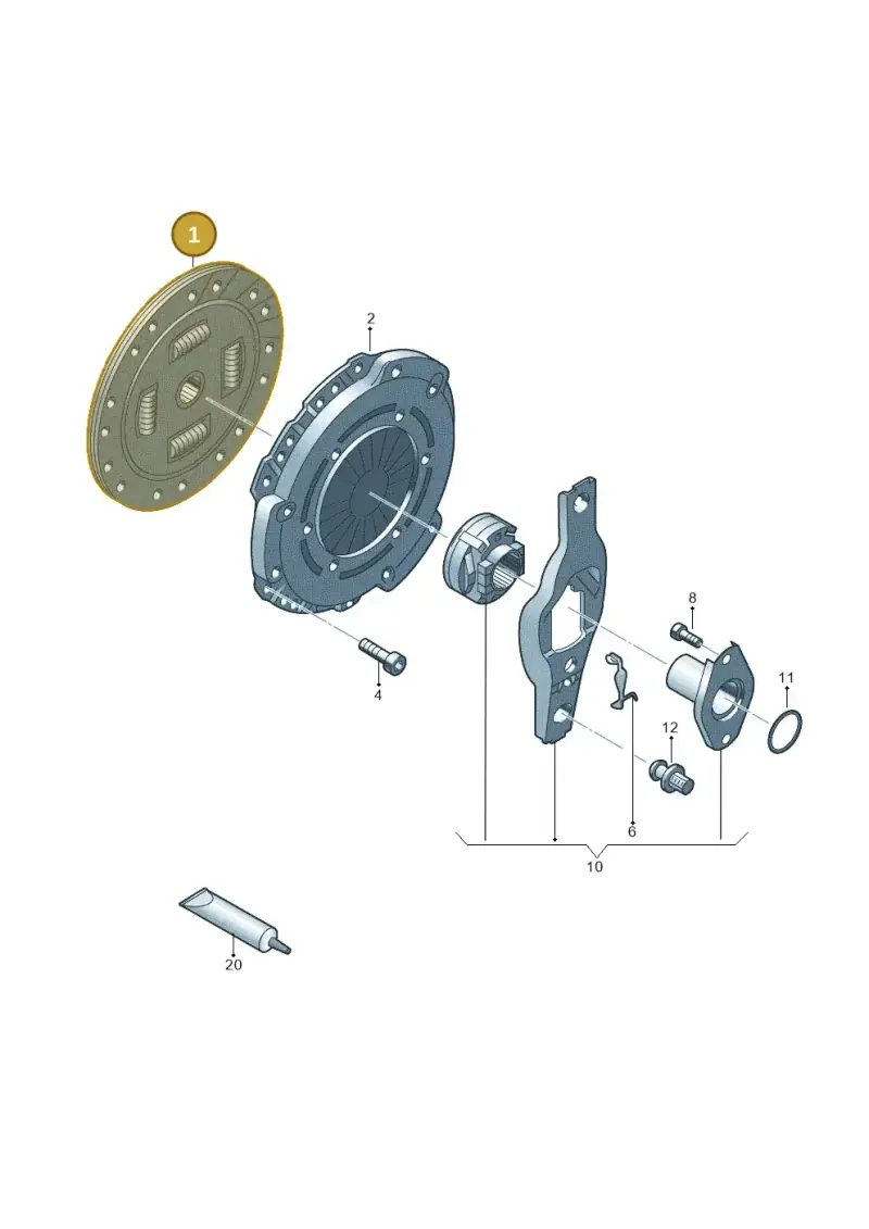 03F141031 — Volkswagen Beetle (2016-2019) diagram 747141100, position 1